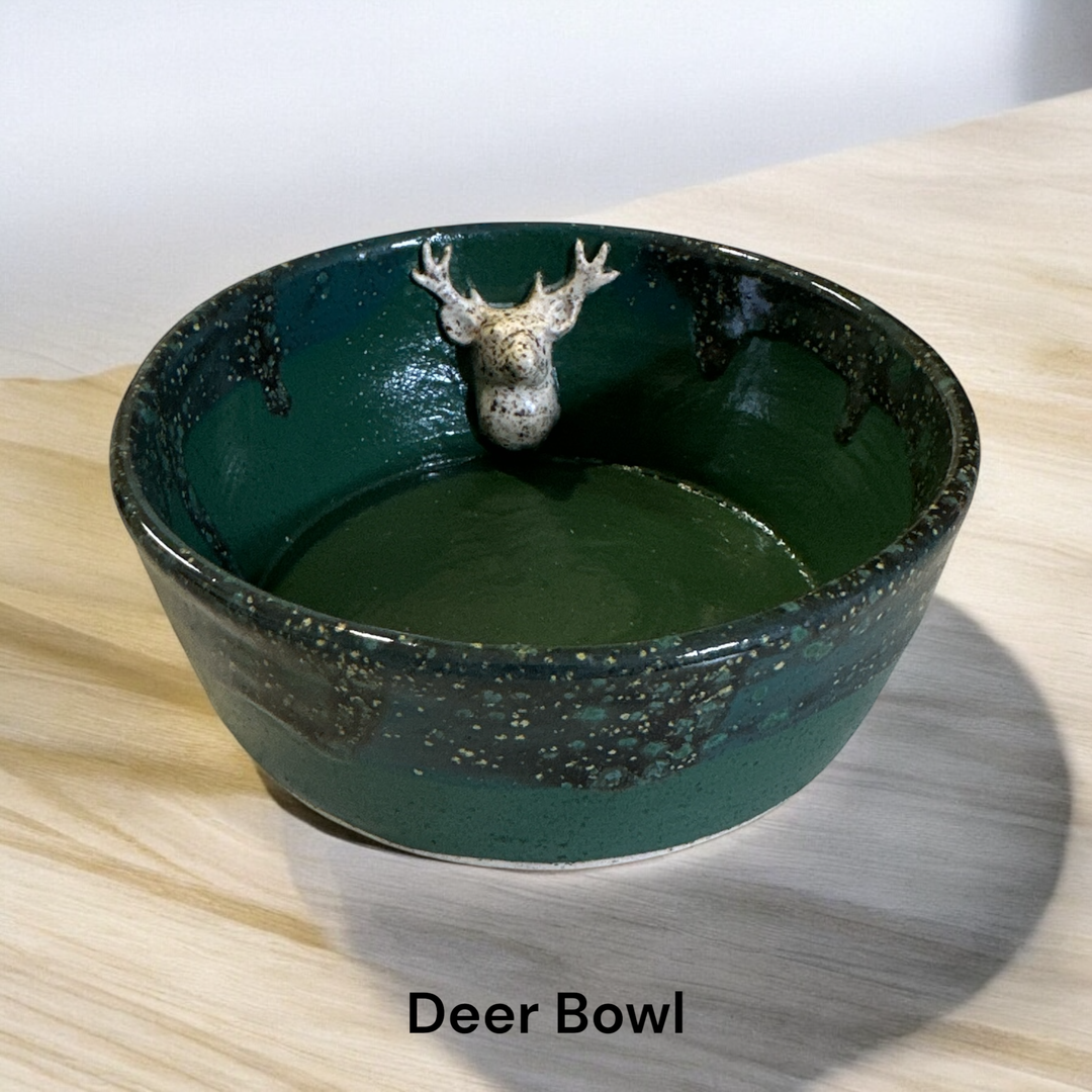 Bowl with Deer Head